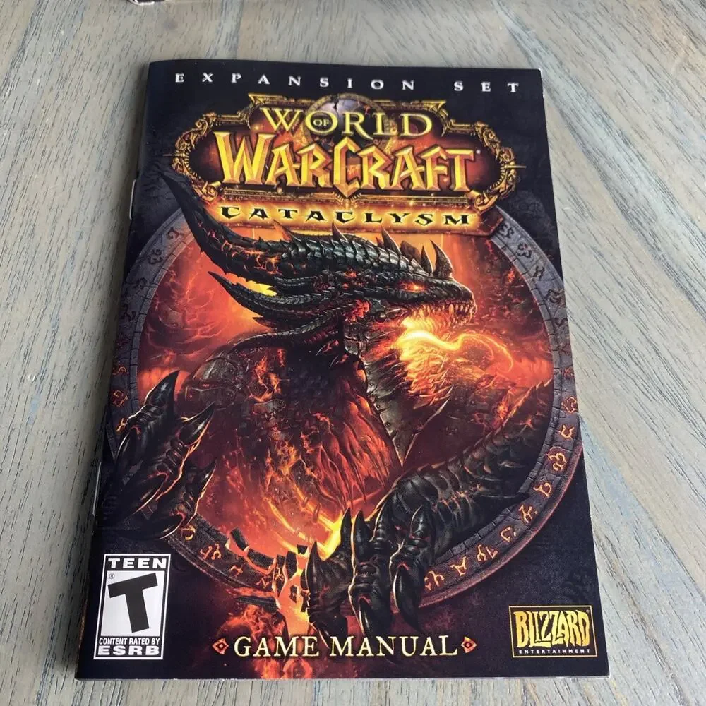World of Warcraft Cataclysm PC Mac Game DVD -ROM Expansion Set 2010